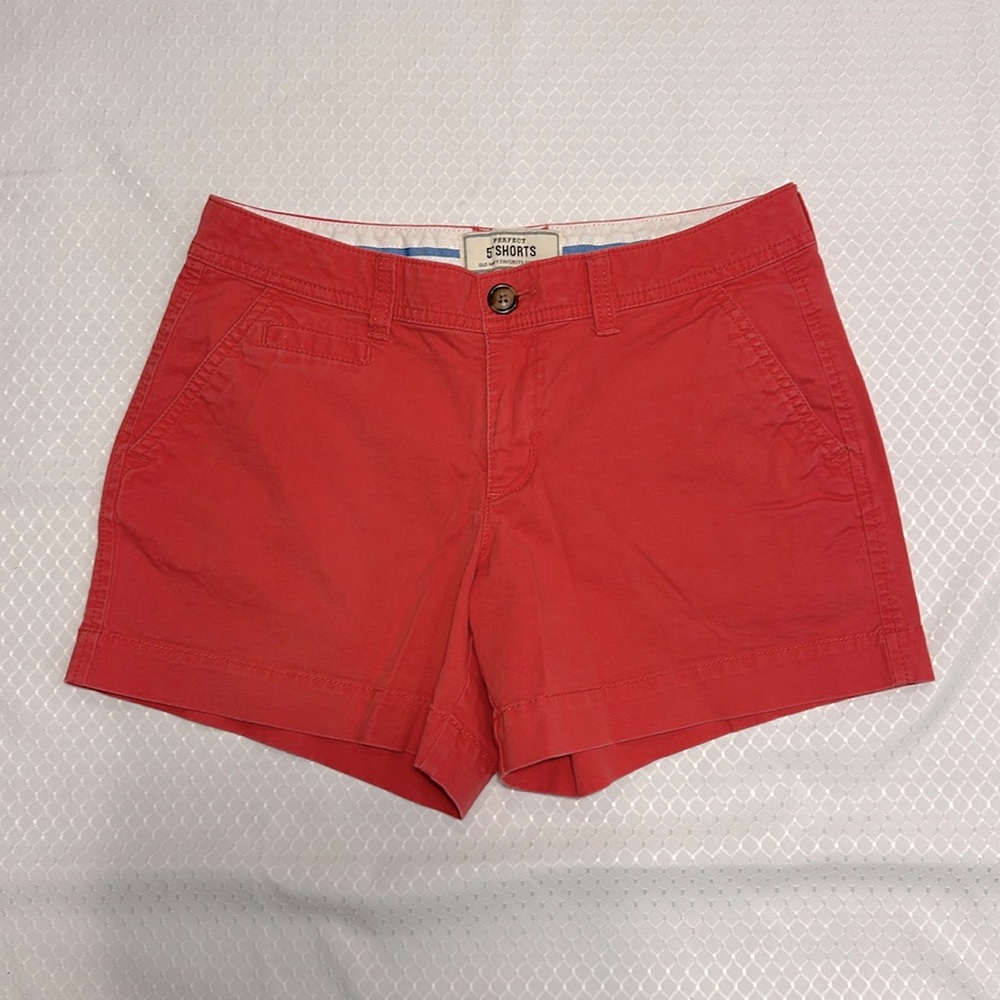Nantucket Red, 5 inch inseam, preppy shorts